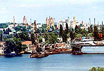 Kherson Photo Gallery. The harbor of Kherson, Commercial Sea Port